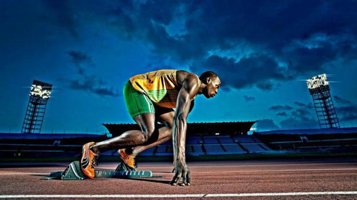 Usain Bolt Starting Blocks